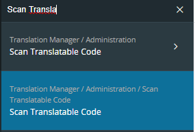 Scan Translatable Code - Technical Documentation For IFS Cloud
