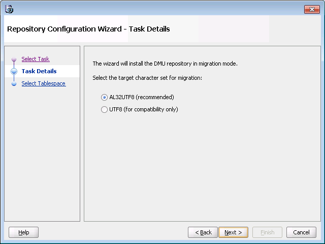 Converting a database to Unicode using DMU - Technical Documentation ...
