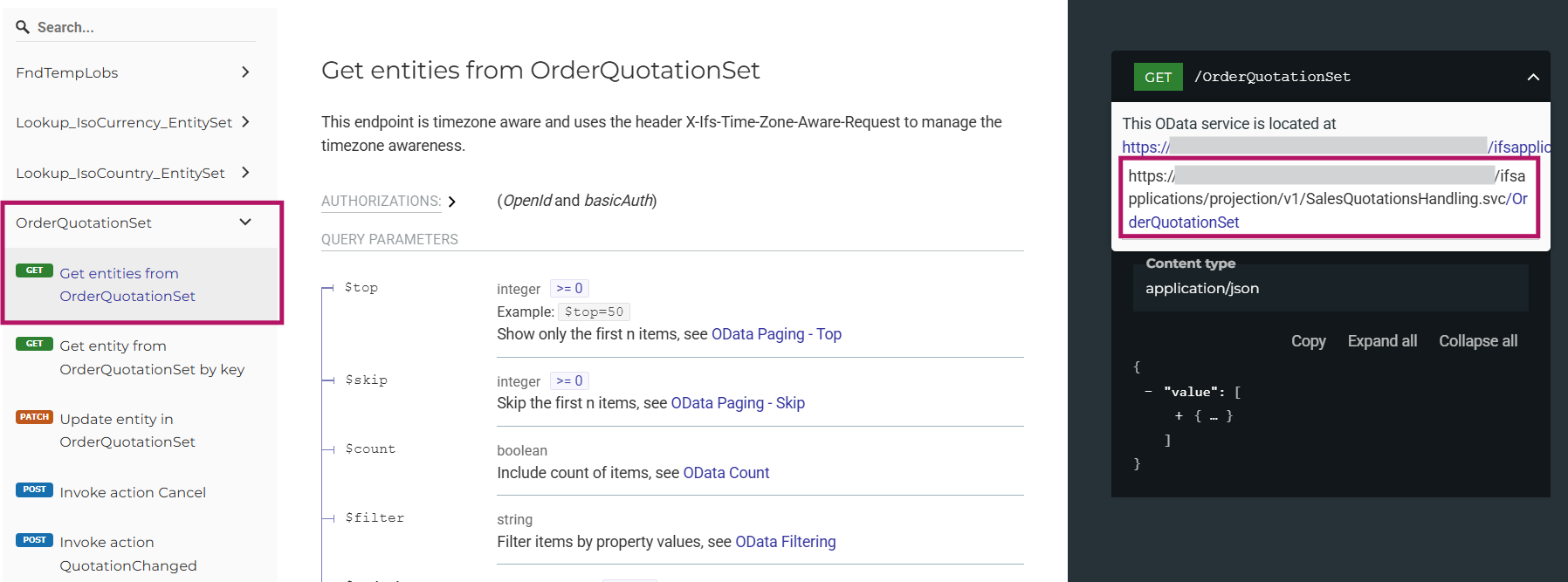 Read Records with Apply Options - Technical Documentation For IFS Cloud