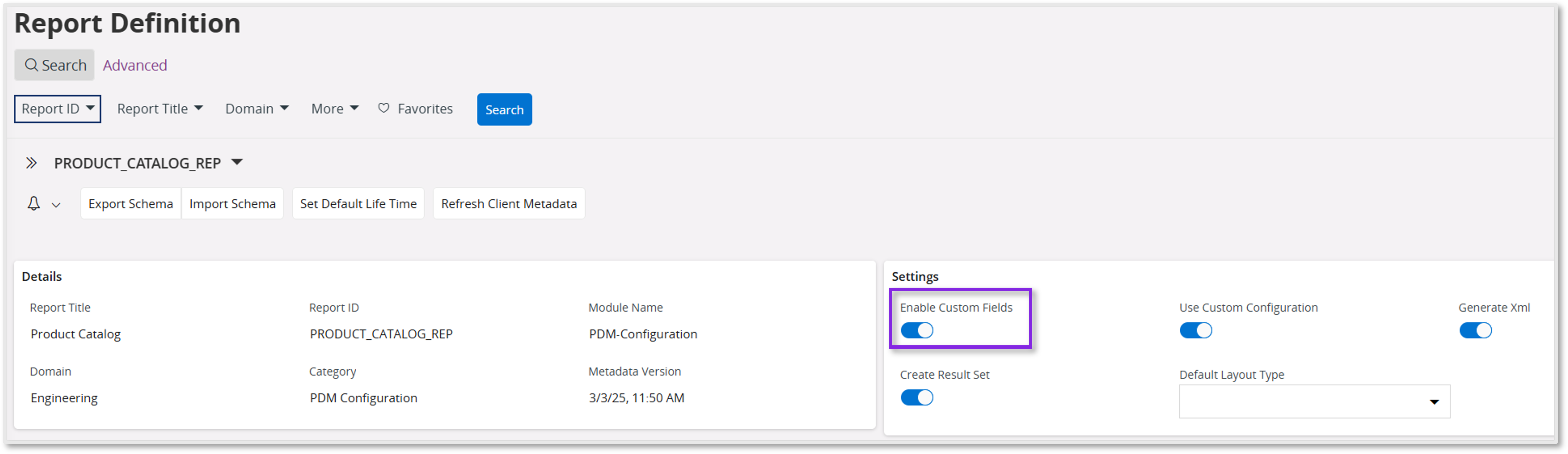 Custom Fields in Reports - Technical Documentation For IFS Cloud