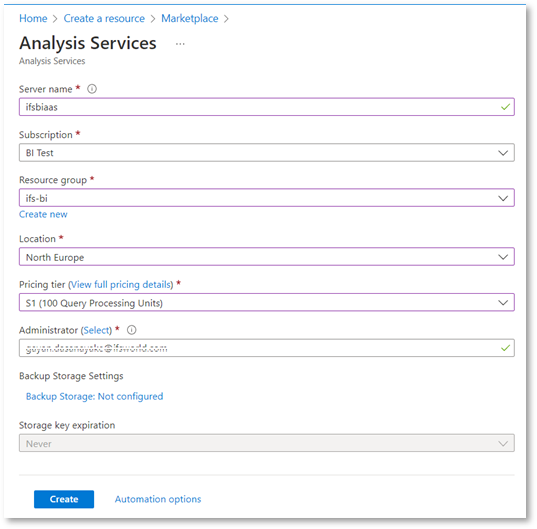 BI Infrastructure setup in Azure for Self Hosted BI (Scenario 2 ...