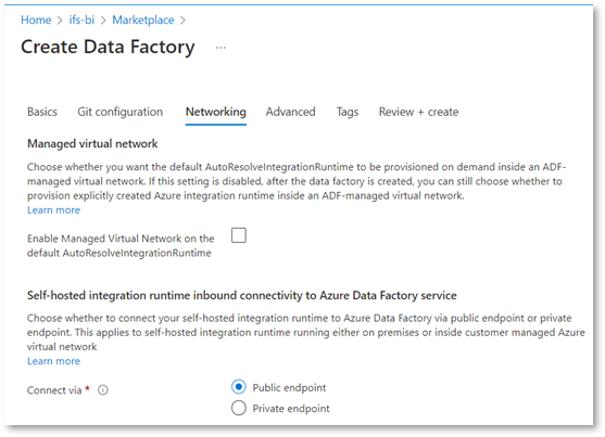BI Infrastructure setup in Azure for Self Hosted BI (Scenario 2 ...