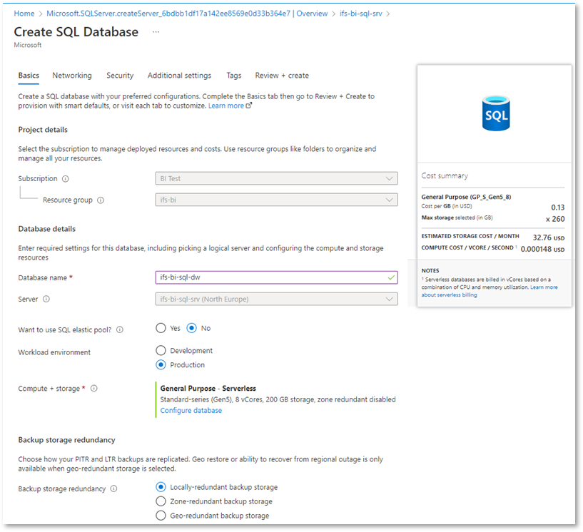 BI Infrastructure setup in Azure for Self Hosted BI (Scenario 2 ...