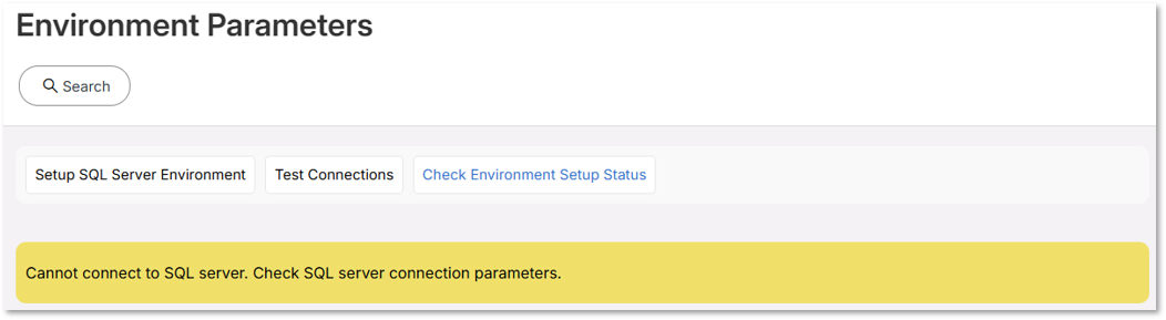 Analysis Models - Tabular : Environment Parameters - Technical ...