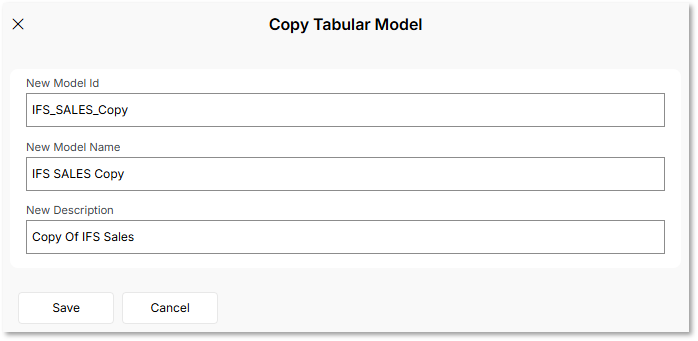 Testing Tabular Models Analysis Models- Tabular : Copy Tabular Model - Technical Documentation ...