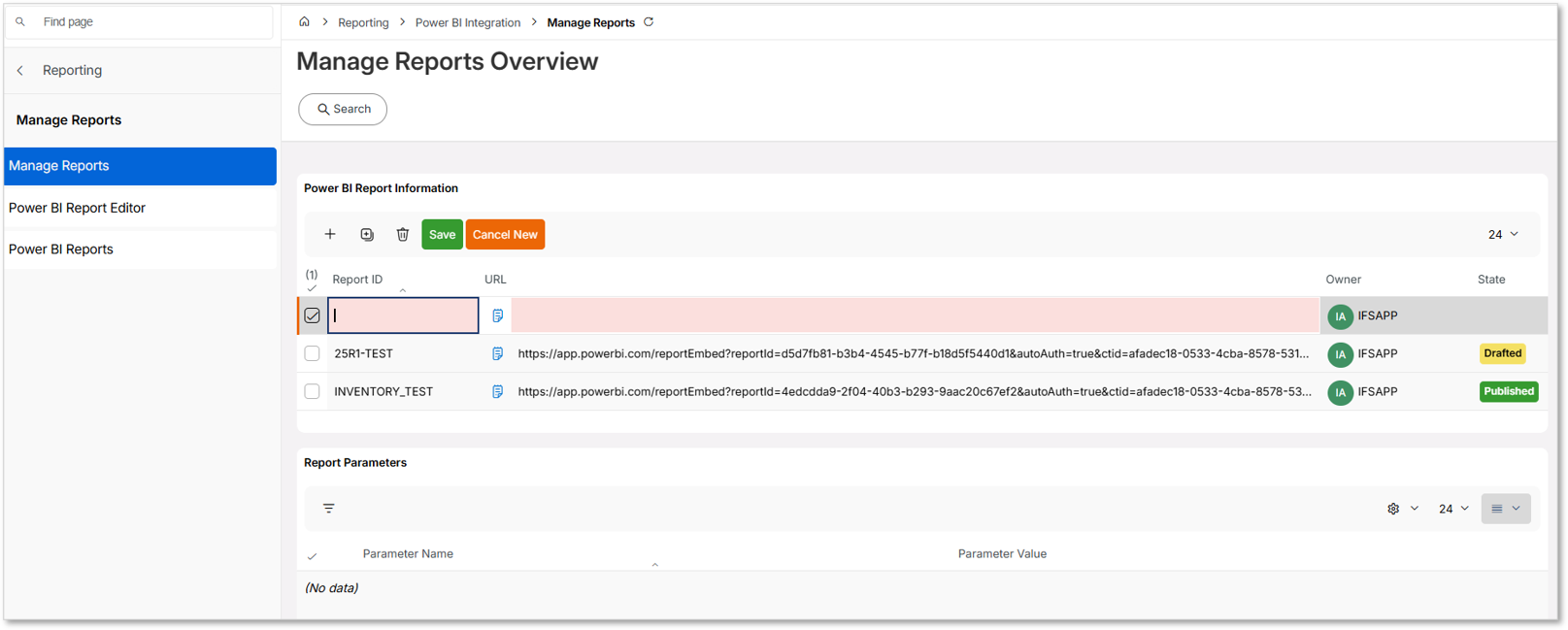 How to setup Power BI Integration - Technical Documentation For IFS Cloud