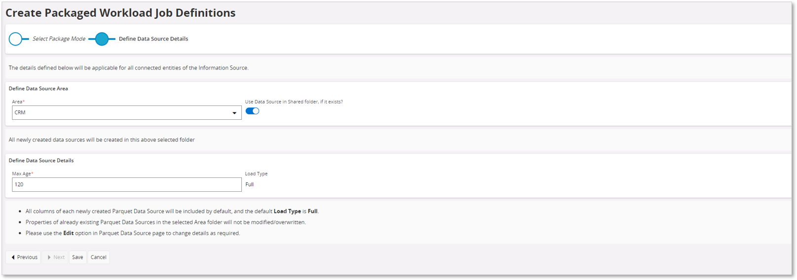 Create Packaged Workload Job Definitions - Technical Documentation For ...