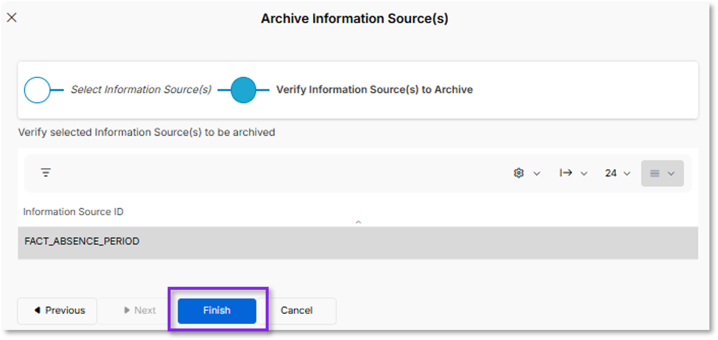 Archive Information Source Metadata - Technical Documentation For IFS Cloud