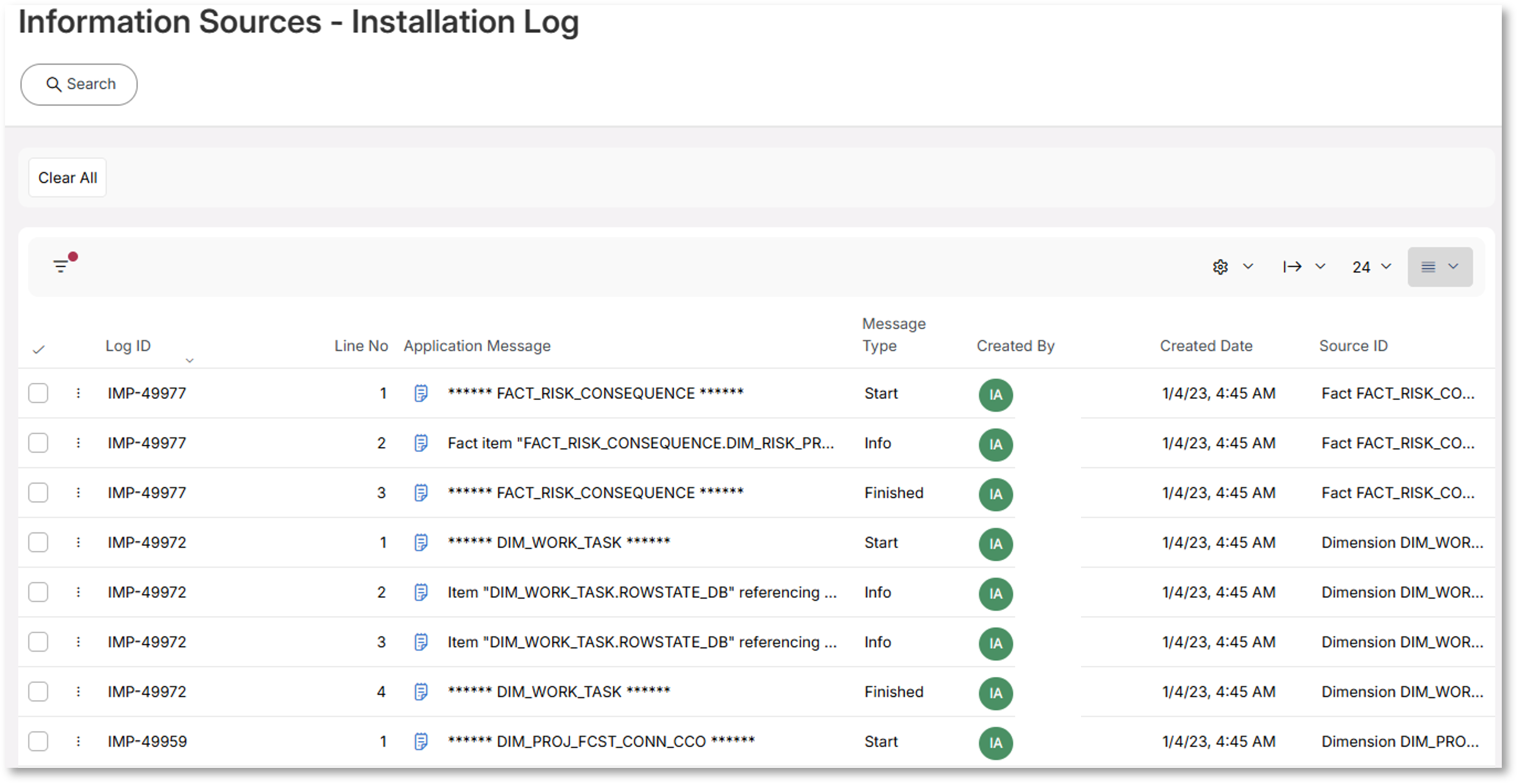 Installation Log - Technical Documentation For IFS Cloud