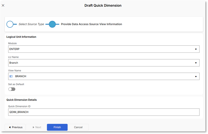 Quick Dimension - Technical Documentation For IFS Cloud