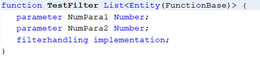 Filter Optimized Function - Technical Documentation For IFS Cloud