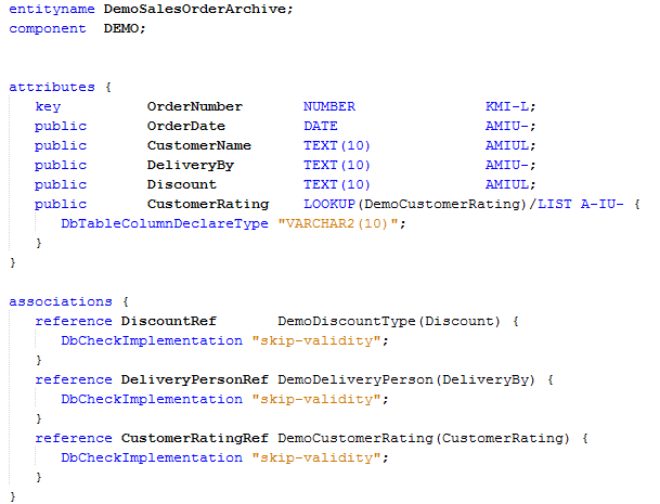 Data Validity - Technical Documentation For IFS Cloud
