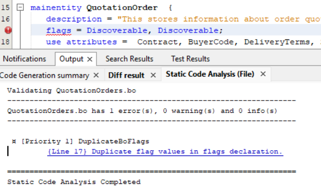 Validation and Tooling Support - Technical Documentation For IFS Cloud