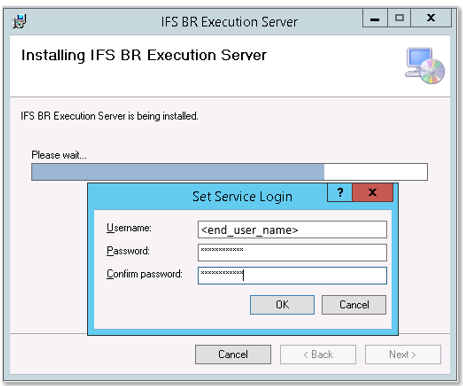 Installation of BR Execution Server - Technical Documentation For IFS Cloud