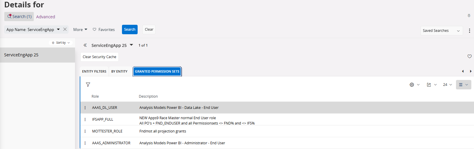 App Details - Technical Documentation For IFS Cloud