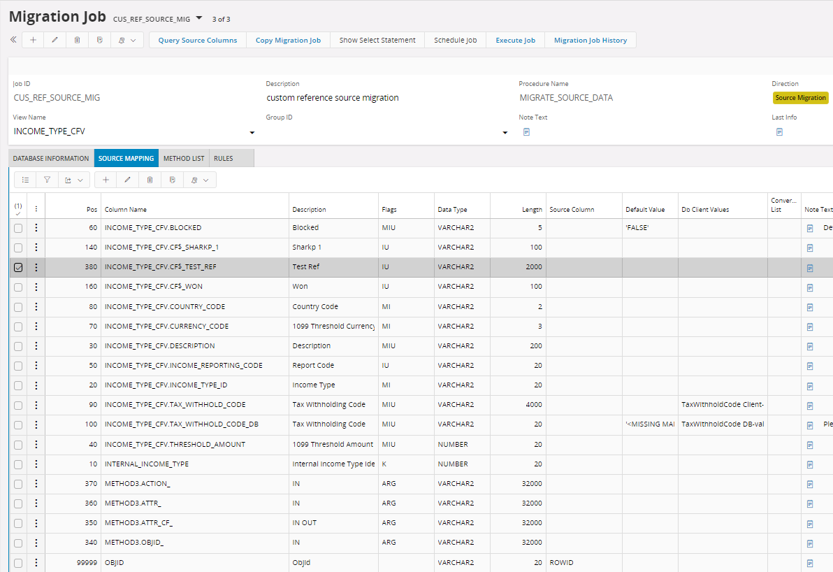 Persistent Custom References - Technical Documentation For IFS Cloud