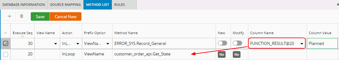 Method List Procedures - Technical Documentation For IFS Cloud