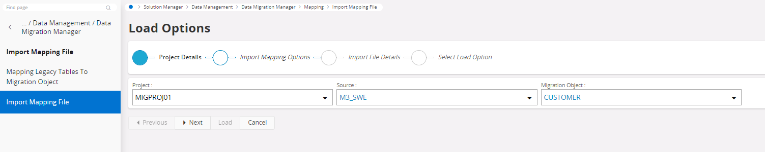 Map Legacy Data Target Table - Technical Documentation For IFS Cloud