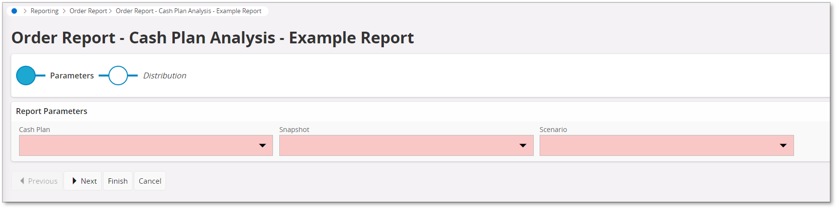 Order Report - Technical Documentation For IFS Cloud