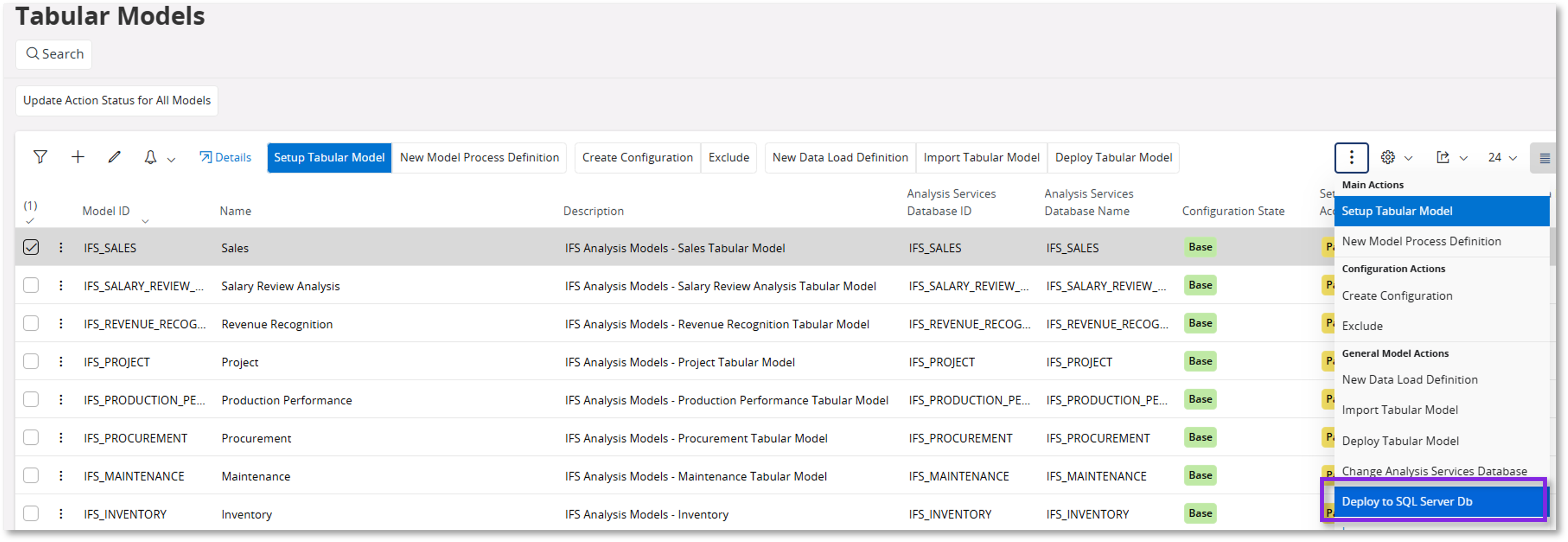Tabular Object Model Analysis Models - Tabular : Deploy Necessary DW Objects - Technical ...