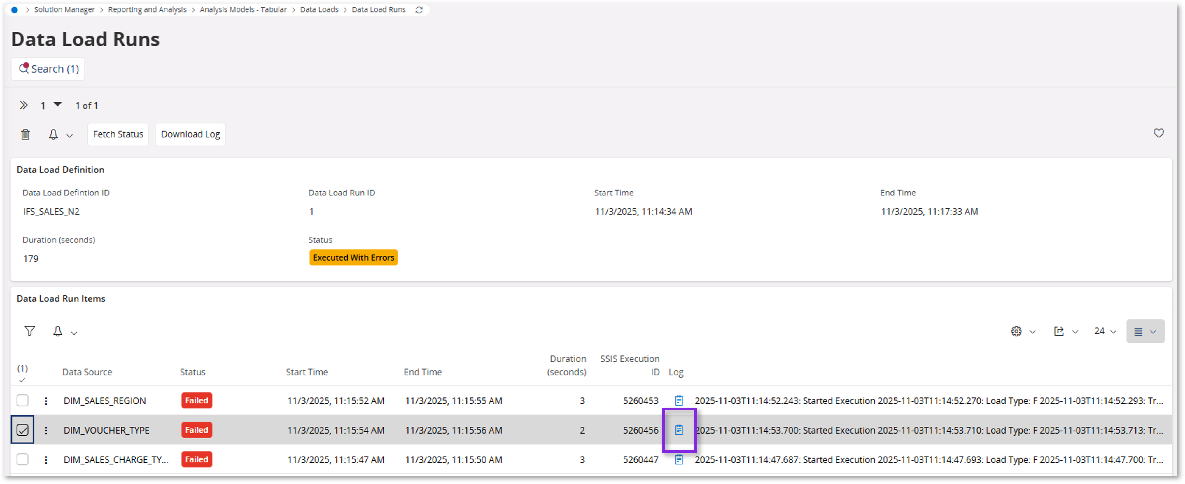 Analysis Models - Tabular : Data Load Definition and Volume ...