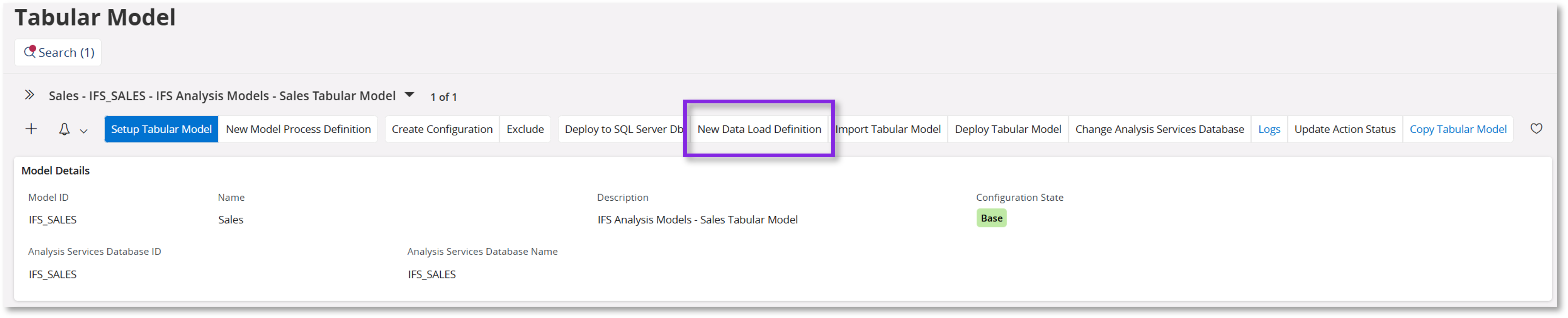 Analysis Models - Tabular : Data Loads - Technical Documentation For ...