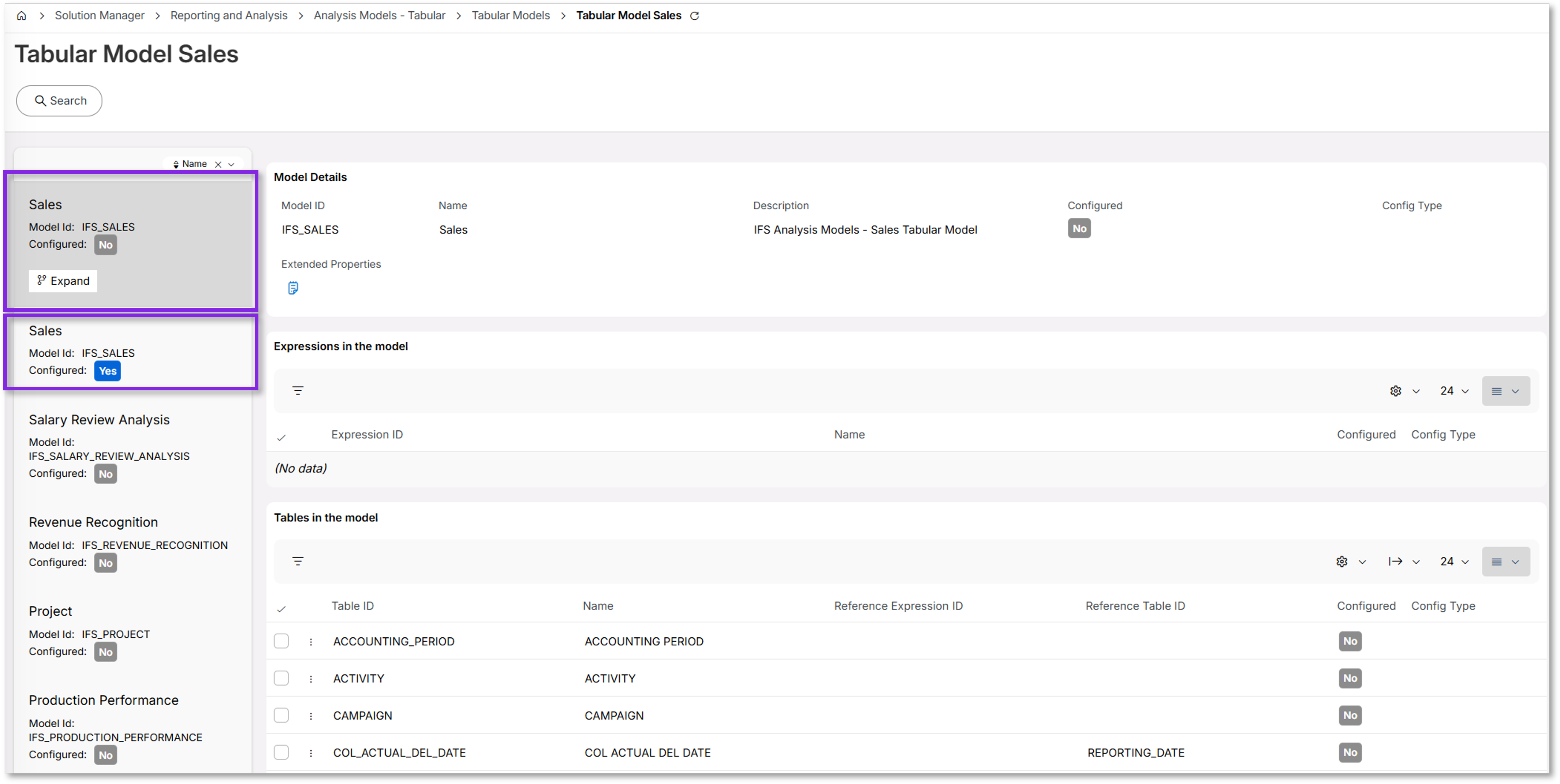 Tabular Model Math Form Analysis Models - Tabular : Admin & Config - Tabular Model Explore ...