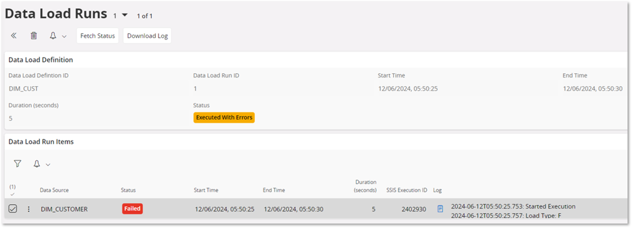 Analysis Models - Tabular :Logs - Technical Documentation For IFS Cloud