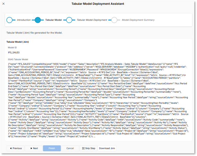Analysis Models- Tabular : Copy Tabular Model - Technical Documentation ...