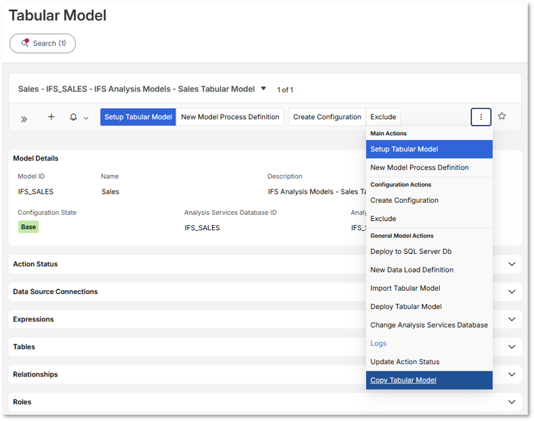 Analysis Models- Tabular : Copy Tabular Model - Technical Documentation ...