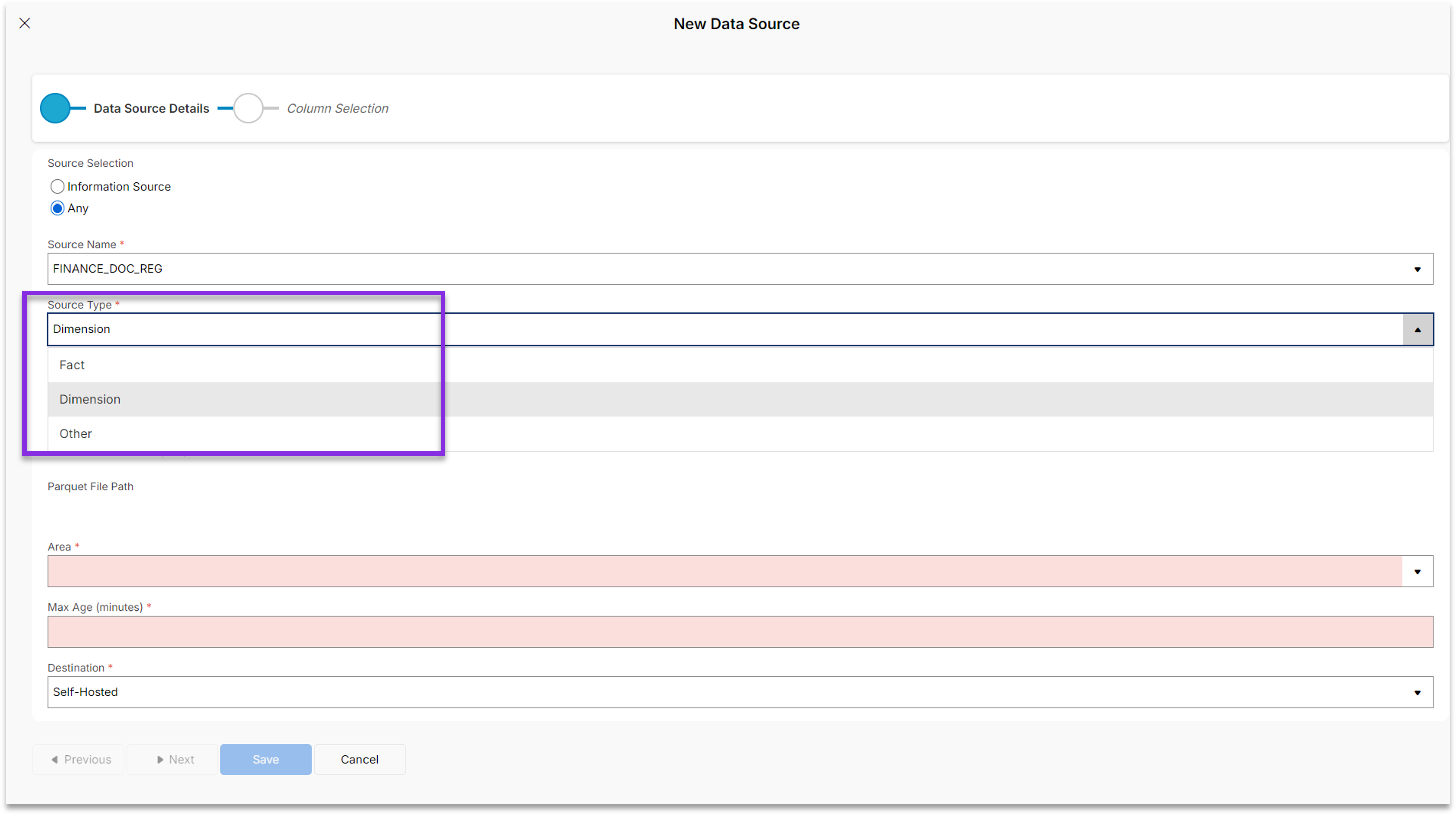 Create Parquet Data Sources - Technical Documentation For IFS Cloud