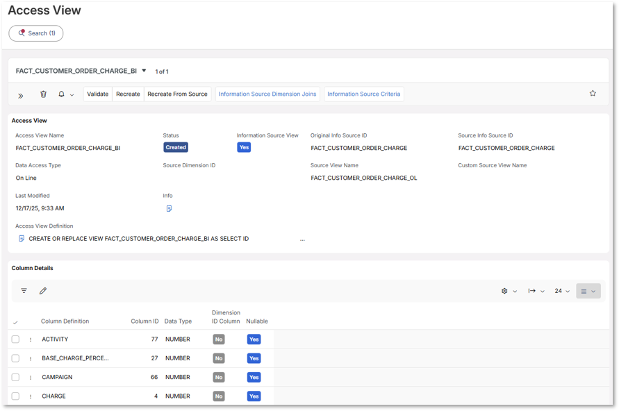 Creating and Managing Access Views - Technical Documentation For IFS Cloud
