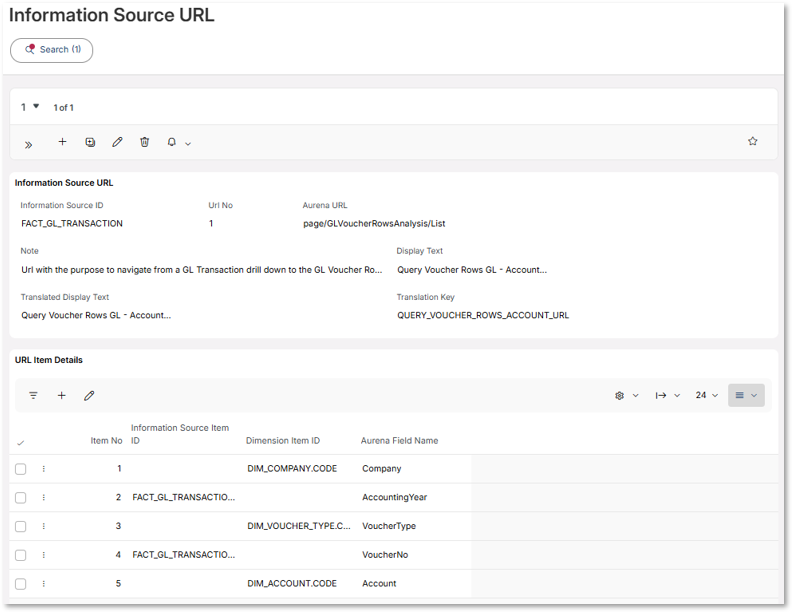 Configure Information Sources - Facts - Technical Documentation For IFS ...