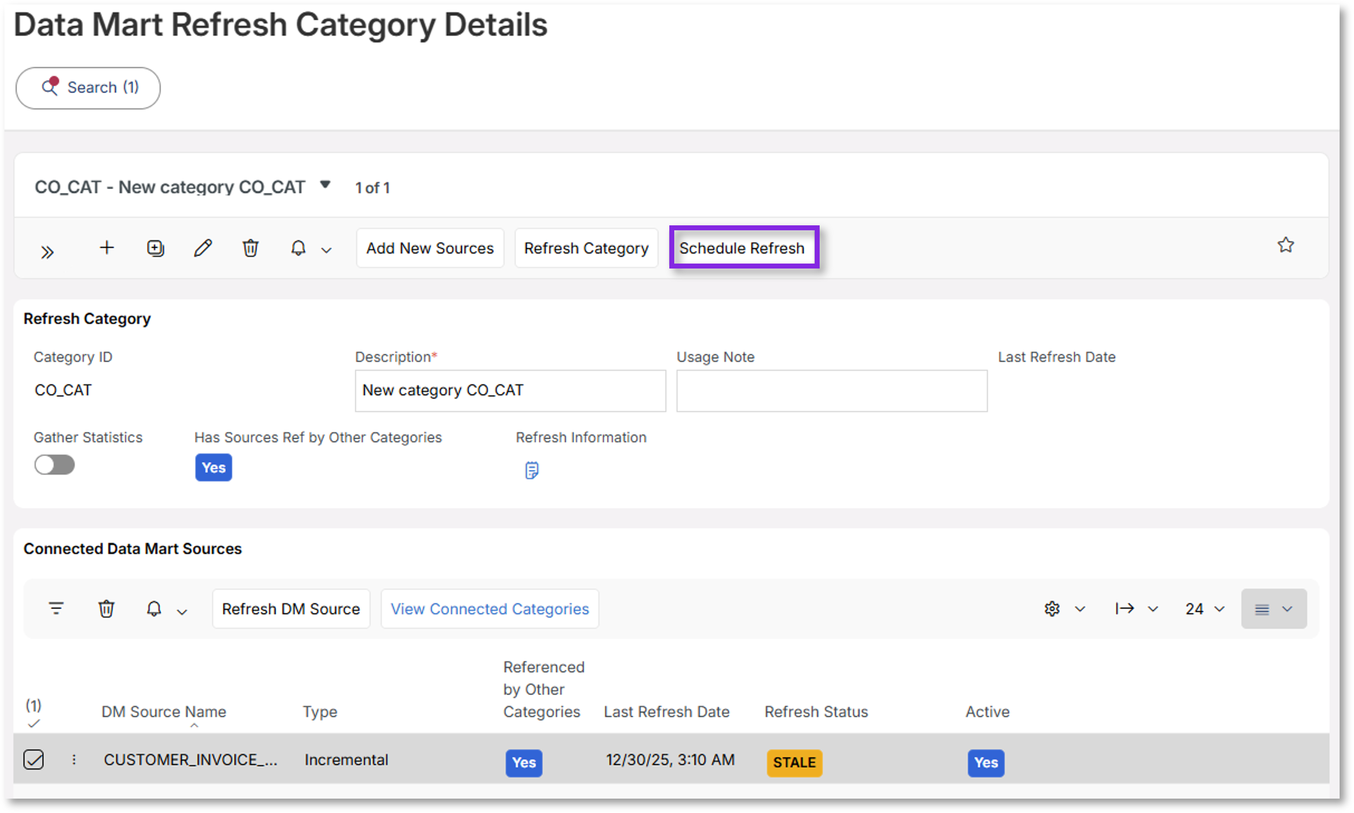 Data Mart Refresh Recommendations - Technical Documentation For IFS Cloud