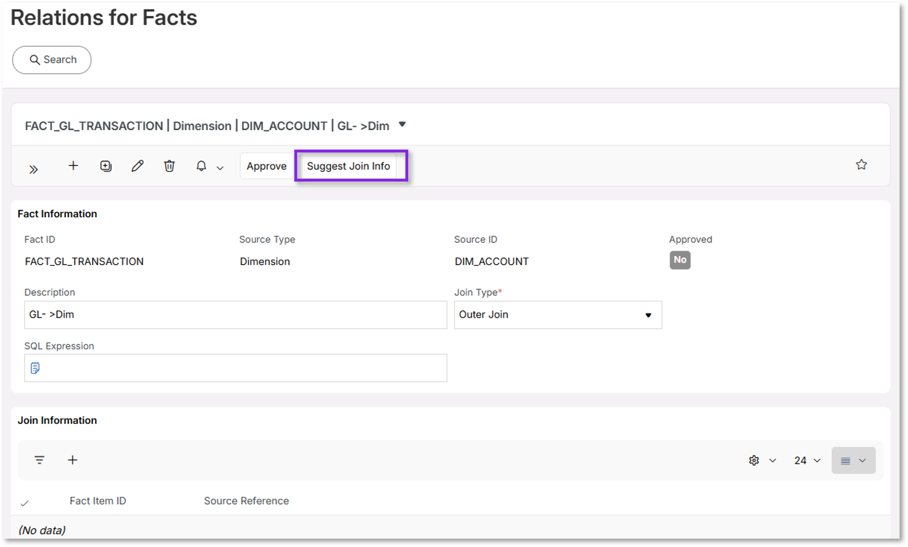 Ifs Cloud Module Relations Source Relations for Facts - Technical Documentation For IFS Cloud