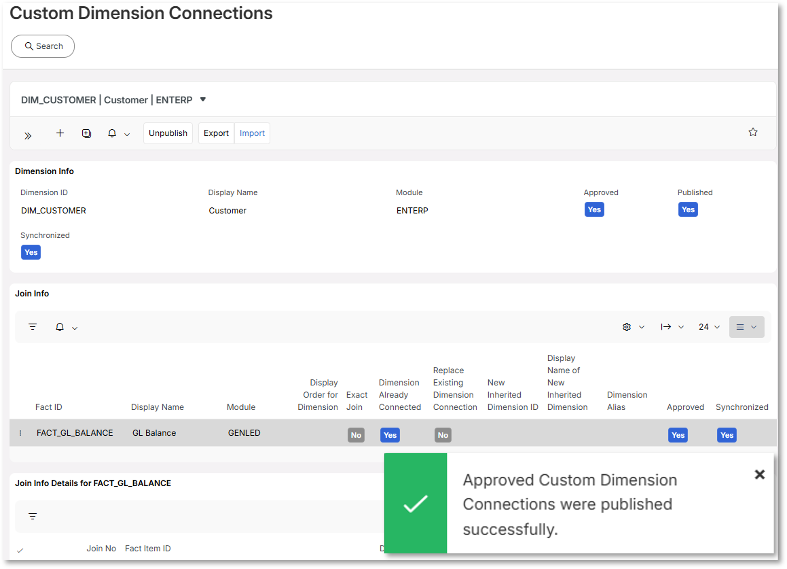 Examples - Custom Dimension Connections - Technical Documentation For ...