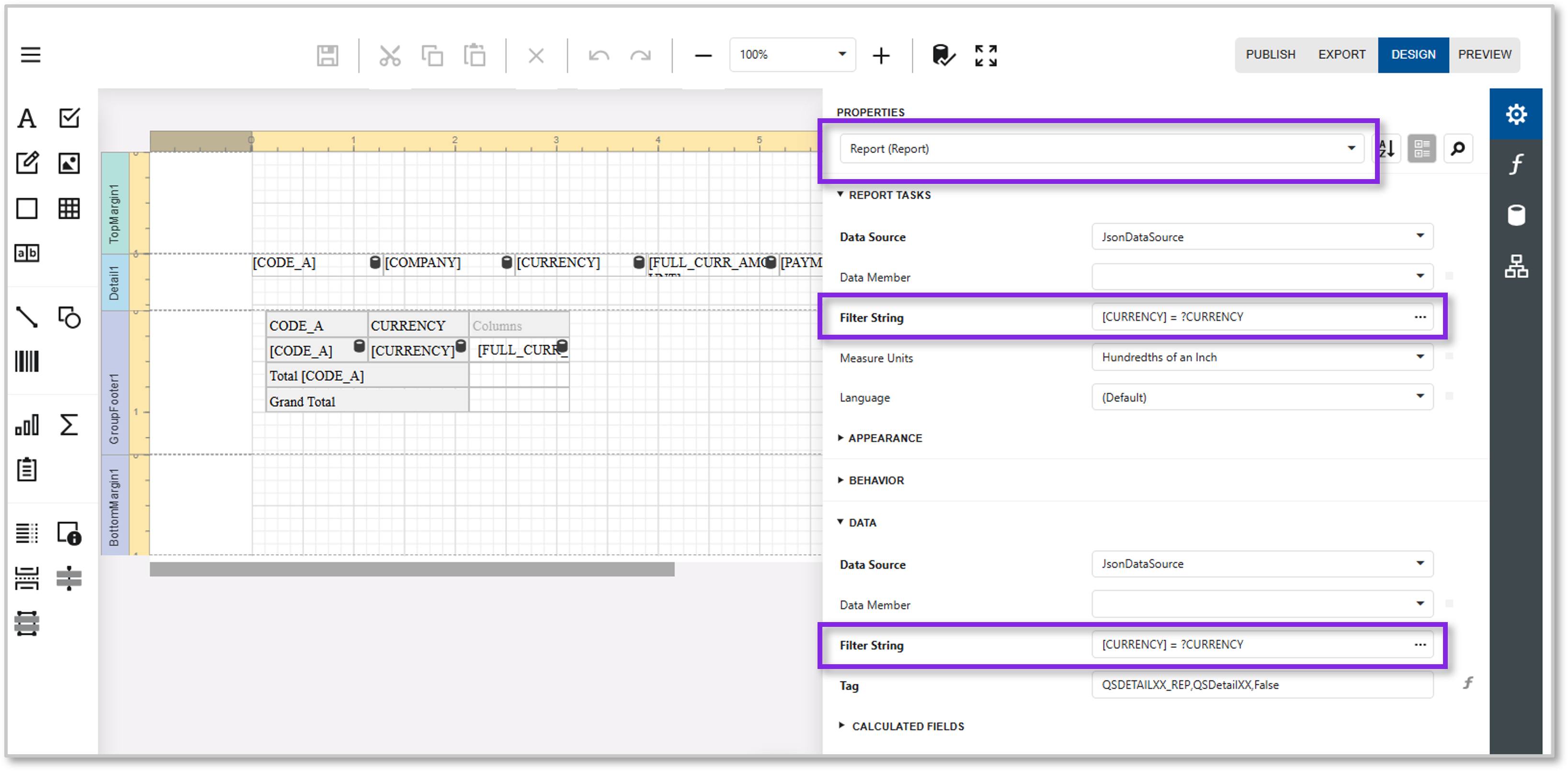 Using Cross Tabs In Reports - Technical Documentation For IFS Cloud