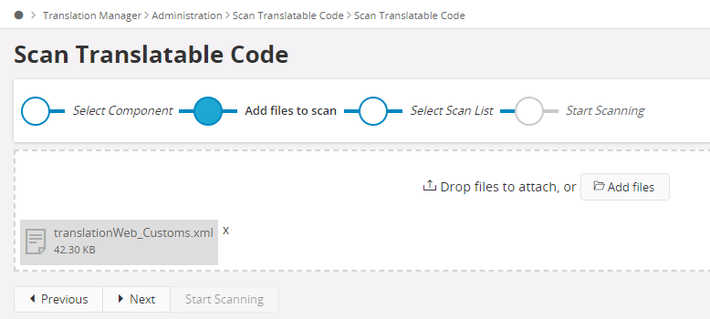 Scan Translatable Code - Technical Documentation For IFS Cloud