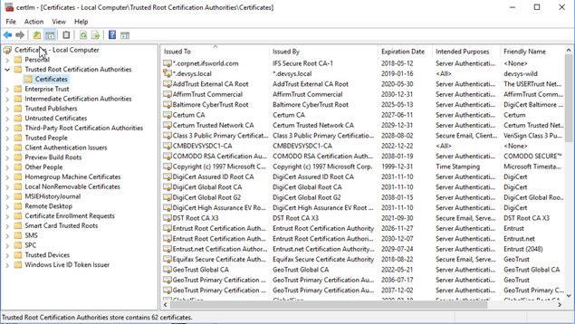 Secured Communication - Technical Documentation For IFS Cloud