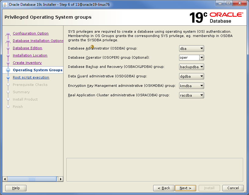 Install Oracle 19c Software - Technical Documentation For IFS Cloud