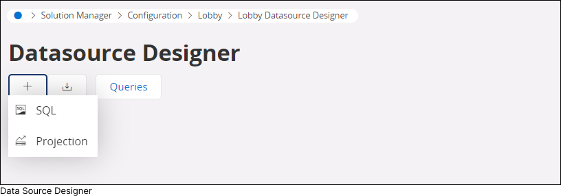 Datasource Designer