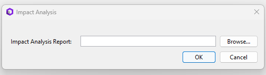 Import analysis report to DS tool import panel