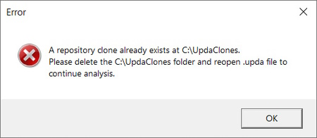 A repository clone already exists