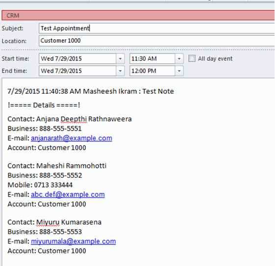 Appointment Body Format1
